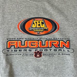 Vintage Auburn University Sweatshirt. Year 2000 Auburn SEC Champs Heavyweight